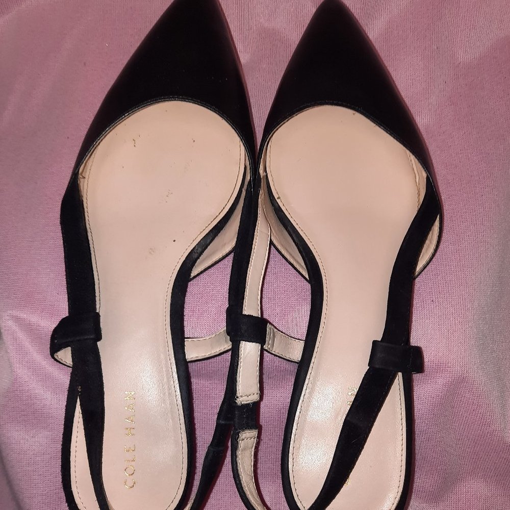 Cole Haan Women's Like New Black 7.5 Leather Flats